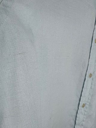 Camisa lino azul Gap Vintage L oversized