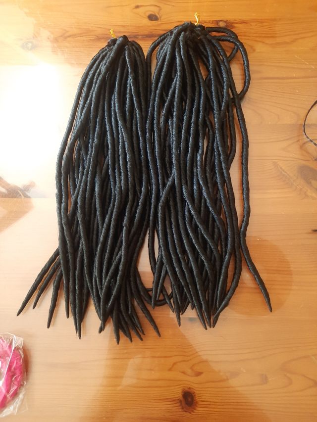 Raftas sintéticas negras - 2 packs