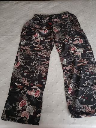 Pantalón verano estampado multicolor
