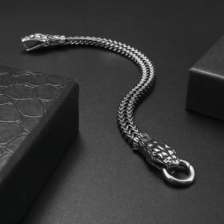 Pulsera Moderna cabezas de Serpiente