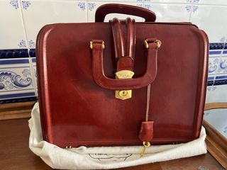 Maletín Piel Pierre Cardin Marrón sin estrenar