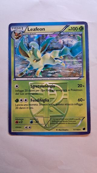 Leafeon - Carta Pokémon 11/116 rara holo