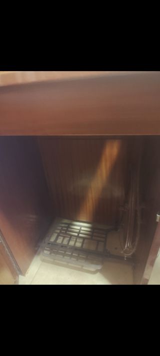 Máquina coser Sigma antigua celeste