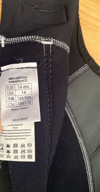 Traje neopreno Tribord niño