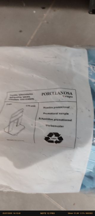 Crucetas para azulejos - 1 bolsa de 175 piezas