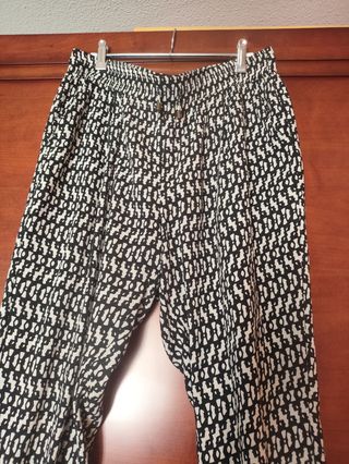 Pantalones Negro/Blanco