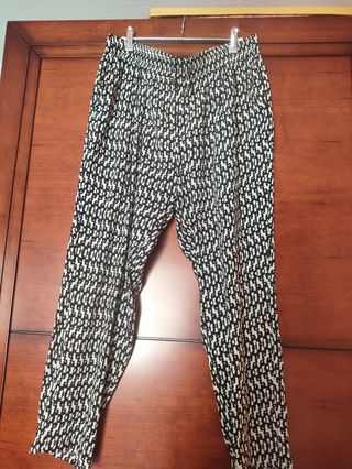 Pantalones Negro/Blanco