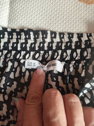 Pantalones Negro/Blanco