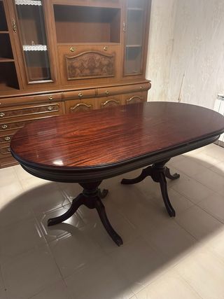 Mesa ovalada madera - Comedor