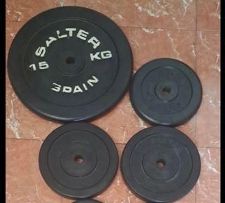 PESAS DISCOS SALTER DE CAUCHO