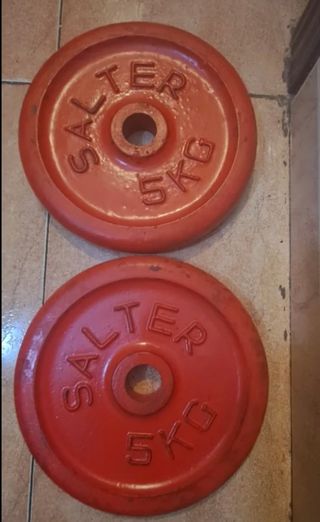 PESAS DISCOS SALTER DE CAUCHO
