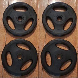 PESAS 2 DISCOS  SALTER DE CAUCHO DE 10KG y MAS