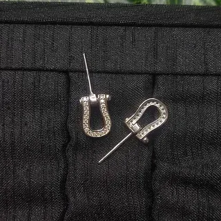 Pendientes moissanita plata