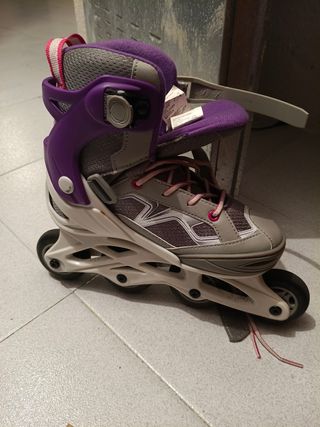 Patines en línea infantiles número 35/36 y bolsa.