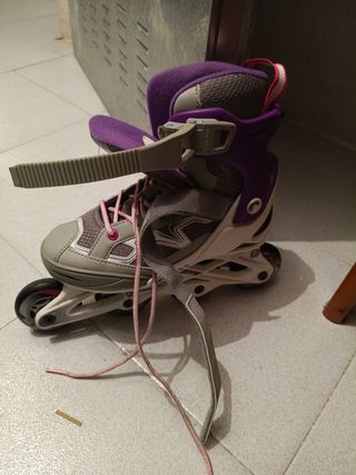 Patines en línea infantiles número 35/36 y bolsa.