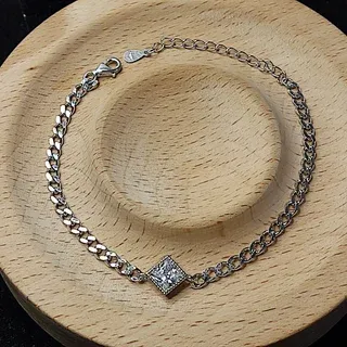 Pulsera Plata Moissanita