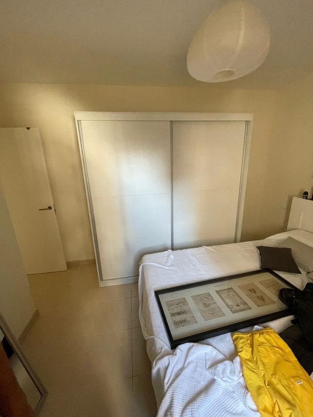 Armario blanco 2 puertas correderas