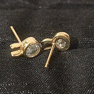 Pendientes moissanita-plata