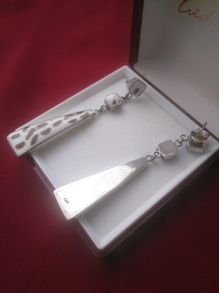 Pendientes plata largos