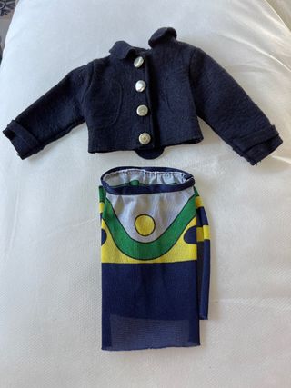 Traje azafata Nancy: chaqueta y falda