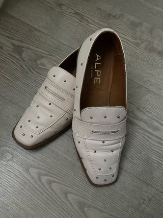 Zapatos Alpe beige mujer