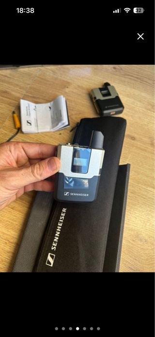 2 Sennheiser SpeechLine DW – 2 bodypack + fundau