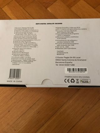 Deco Iris 1900 HD - Receptor Satélite