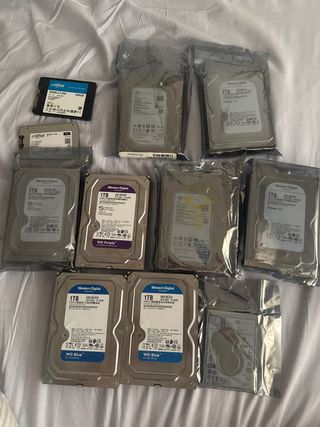 Discos duros 100% NUEVOS HDD, Crucial, Seagate, WD