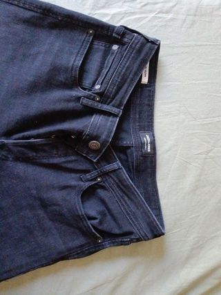 Pantalones vaqueros negros hombre