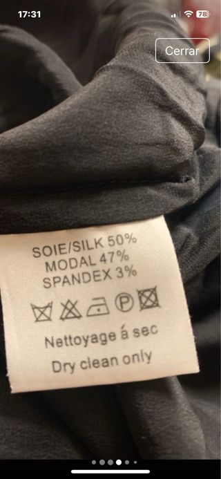 Noche Vestido George Rech seda flores XL Lujo