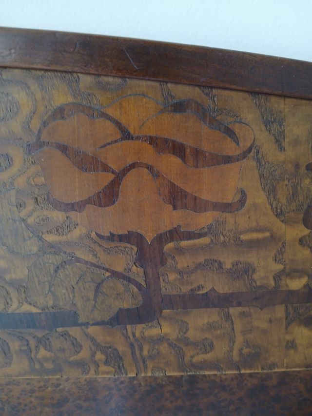 Conjunto Art Deco cabecera cama, mesitas de noche