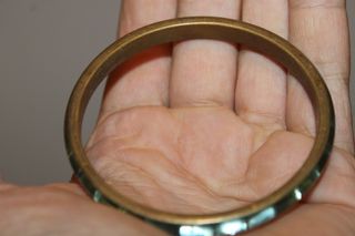 Bracciale resina ottone vintage