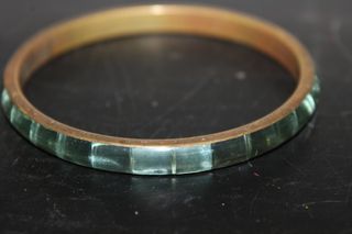 Bracciale resina ottone vintage