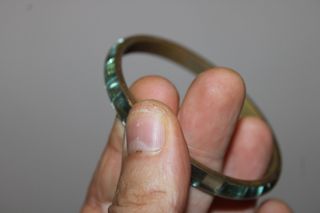 Bracciale resina ottone vintage