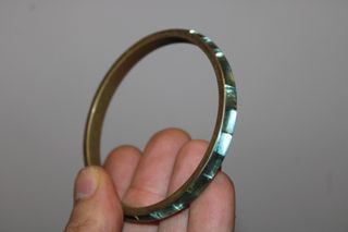 Bracciale resina ottone vintage