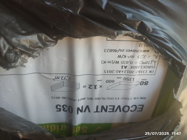 Isolamento in lana di roccia