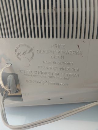 Televisión Blaupunkt antigua