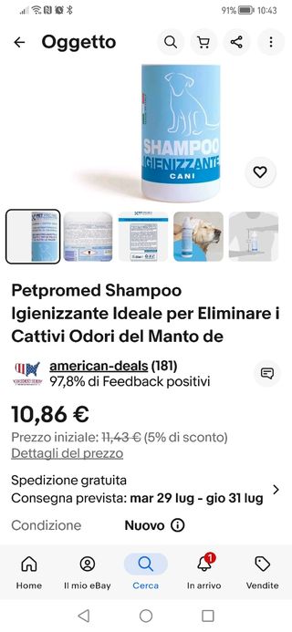 Shampoo Petpromed cani&gatti