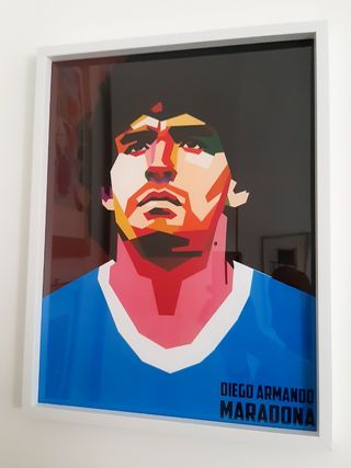 Quadro Maradona Pop Art 32x42