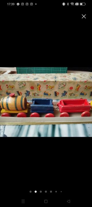 Tren Juguete Antiguo