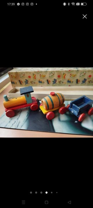 Tren Juguete Antiguo