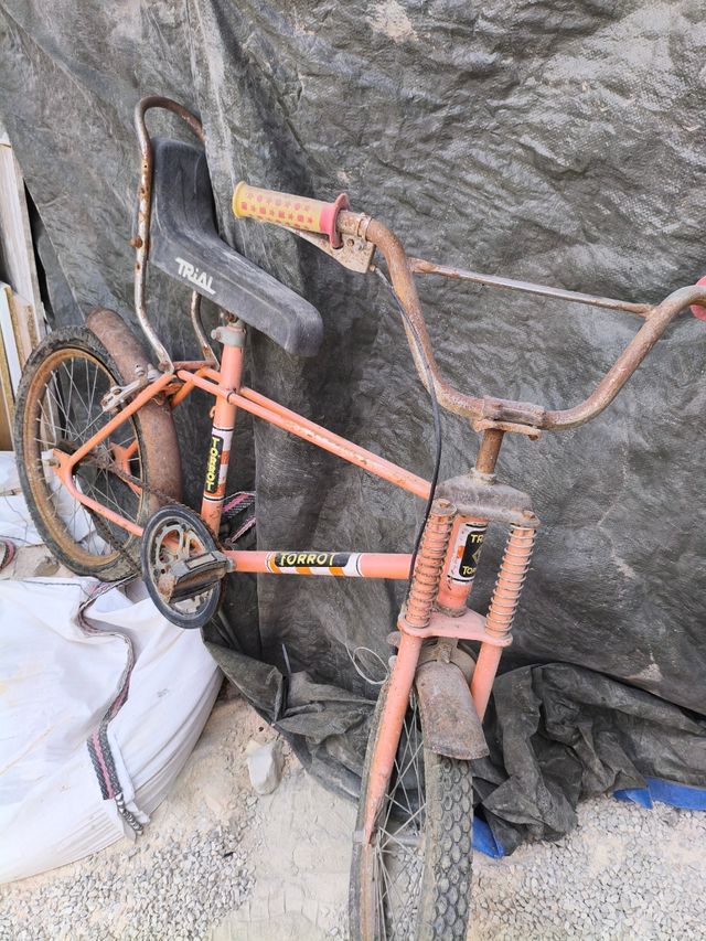 Bicicleta vintage clásica, años 80