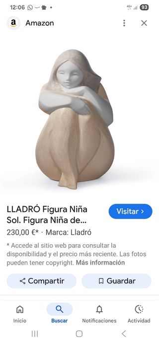 Figura Lladró Niña Sol