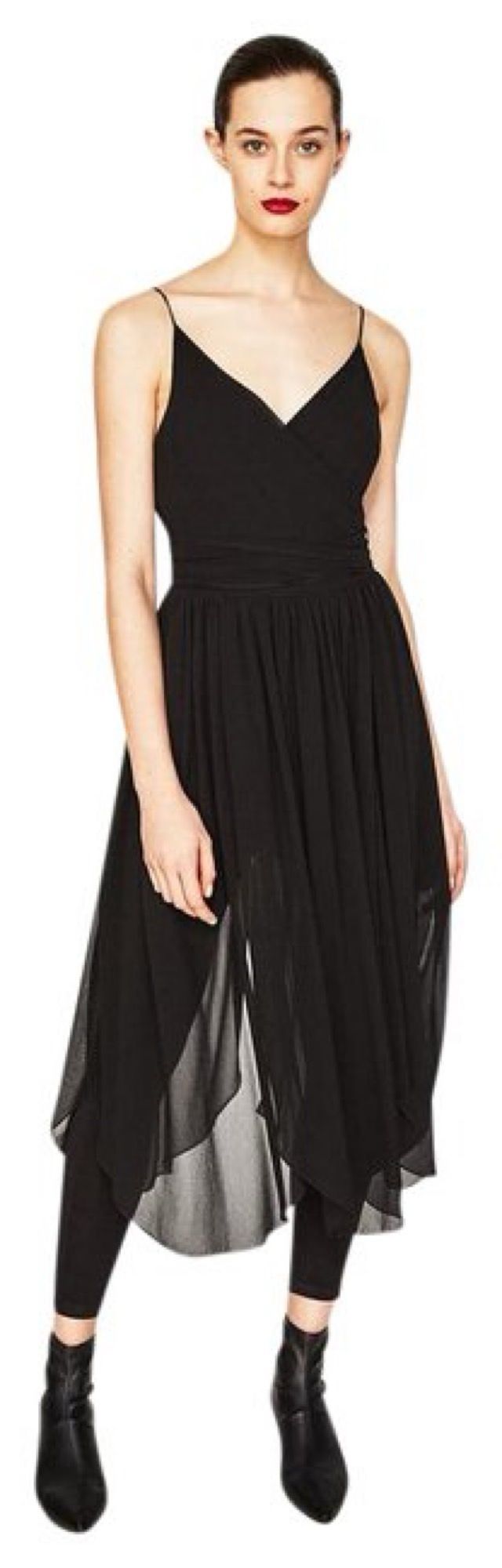 Macacão Bailarina, Zara, preto tamanho S, novo