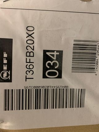 Placa inducción Neff - Nueva, sin abrir