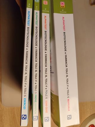 Alpha test biotecnologie e farmacia