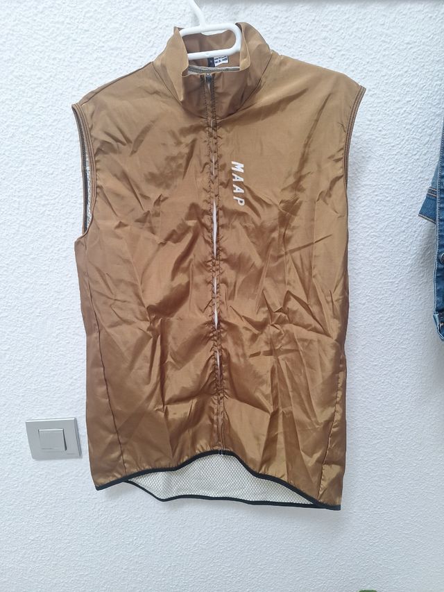 Chaleco ciclismo cortavientos