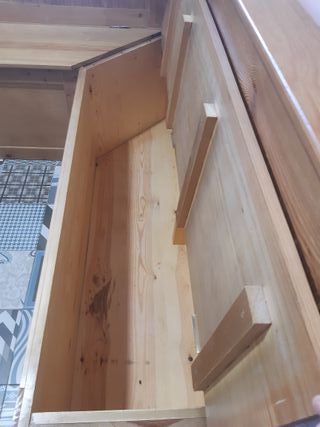 Mesa madera + banco: rústica y acogedor