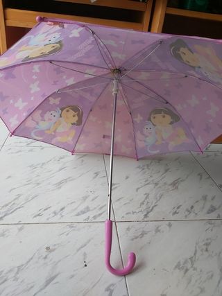 Paraguas infantil Dora la Exploradora lila