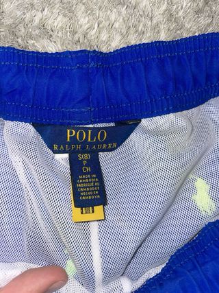 Bañador Ralph Lauren Azul - Talla 8 años